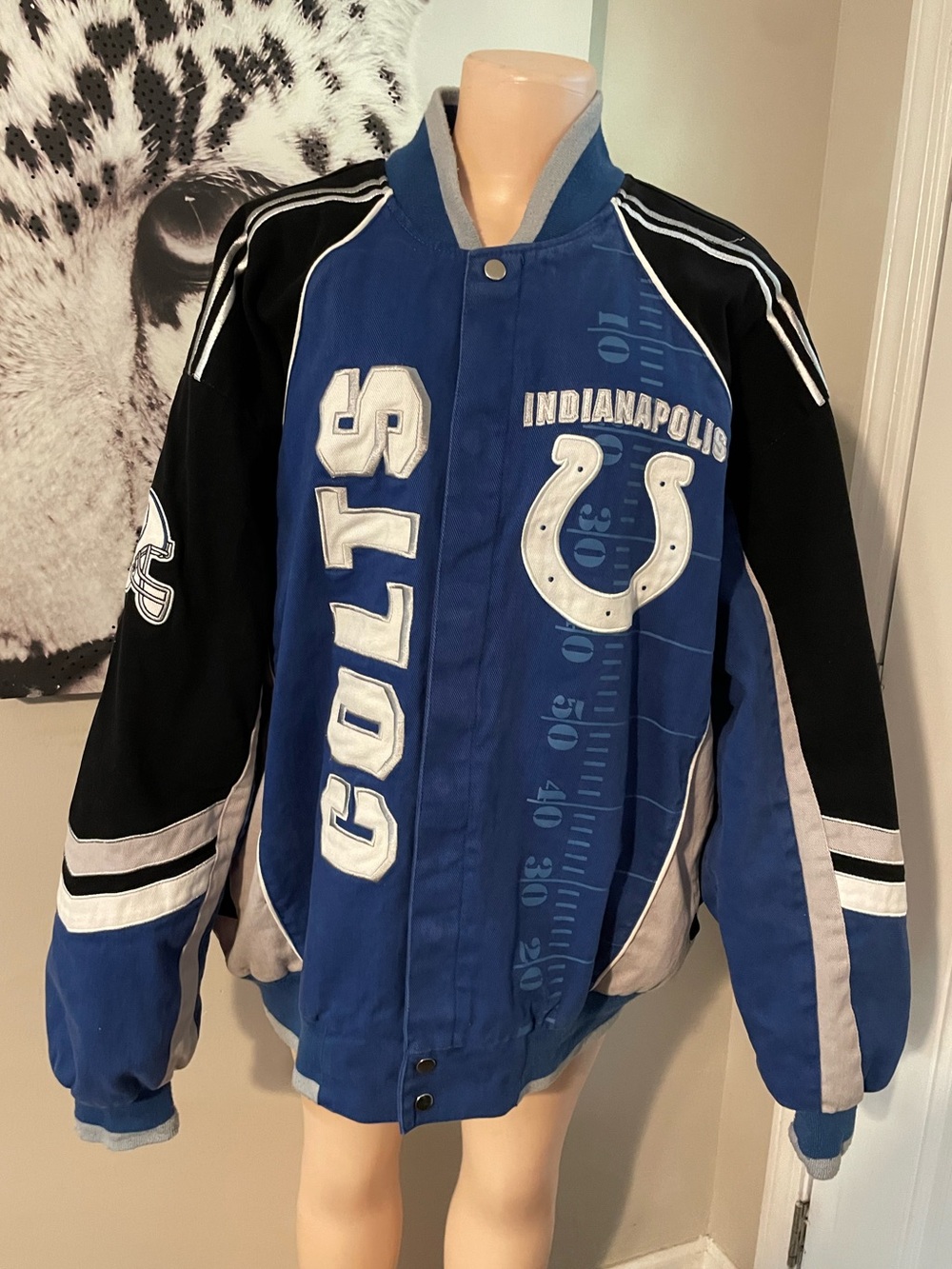 NFL Indianapolis Colts Men's 3X Varsity Team Jacket quality coat vintage 90s